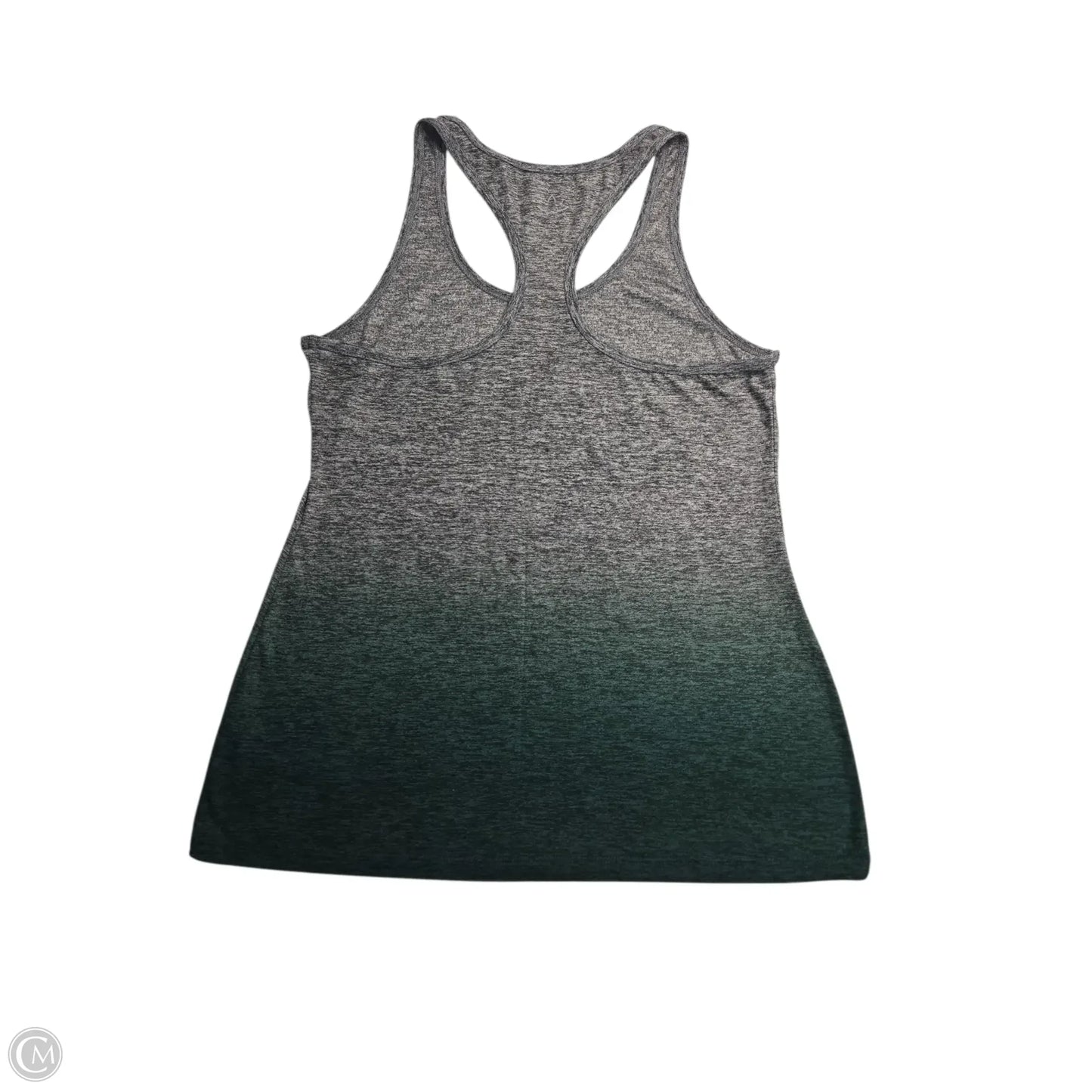Athletic Tank Top By Beyond Yoga In Green & Grey, Size: M