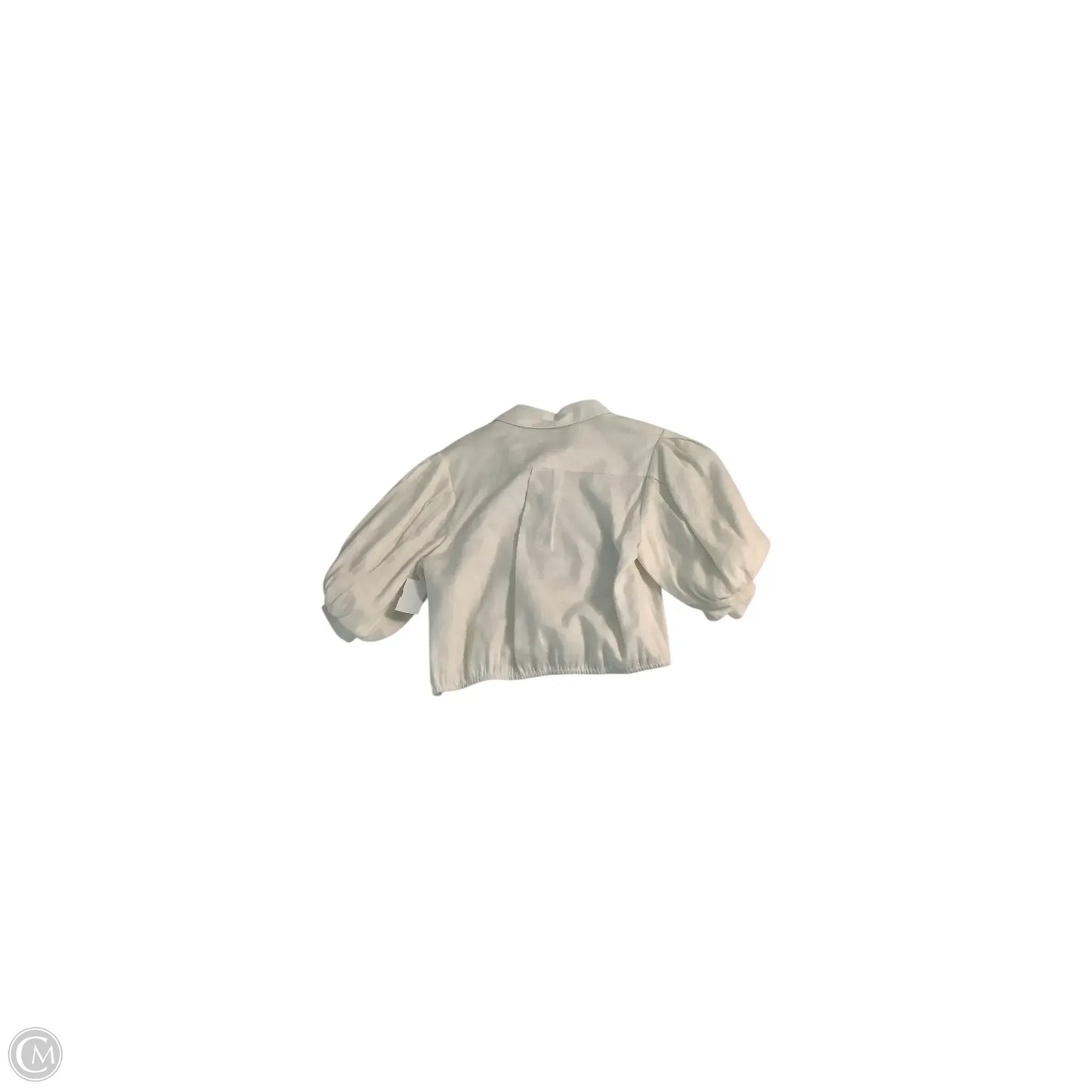 Top Short Sleeve Basic By Frame In Cream, Size: M