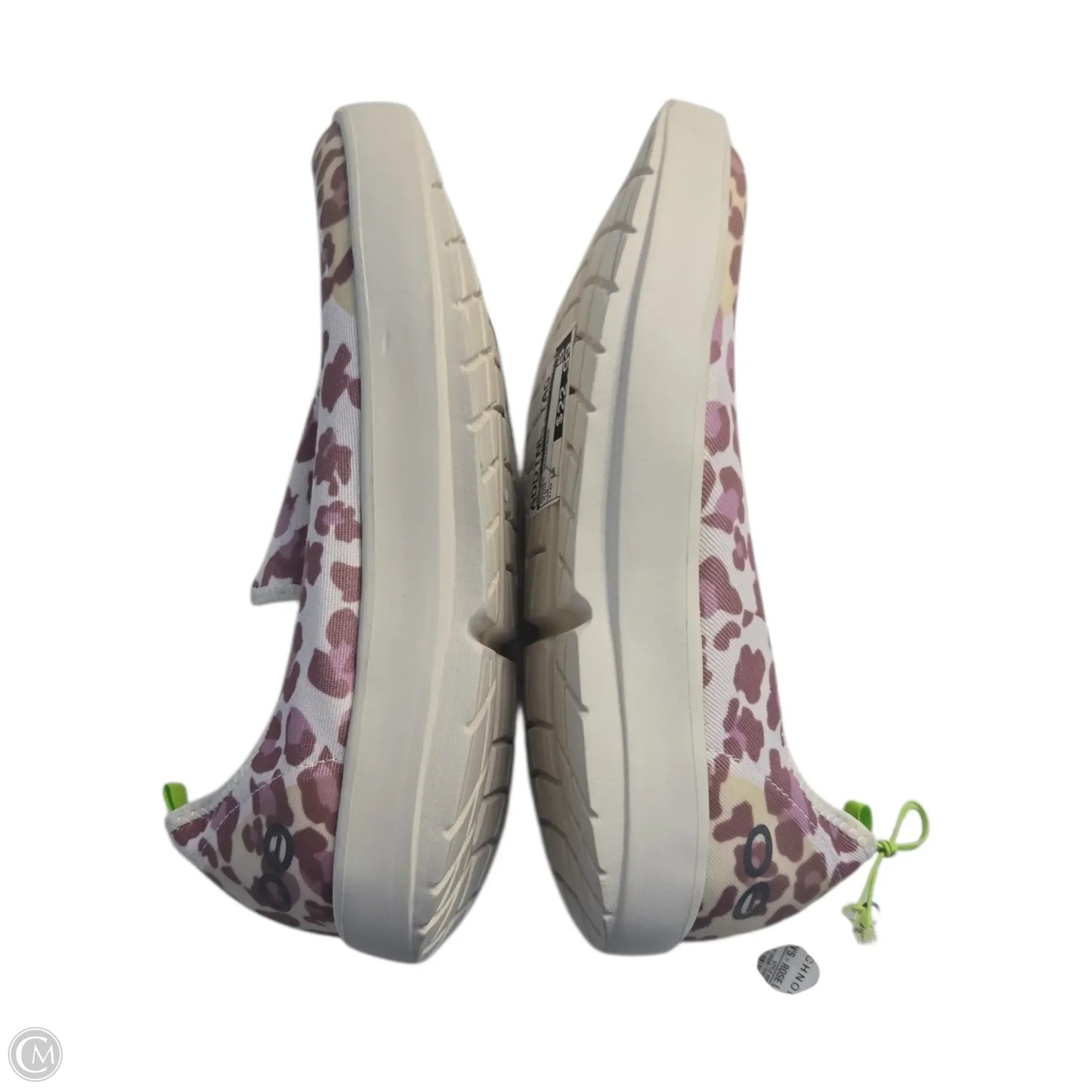Shoes Sneakers By Oofos In Pink, Size: 10