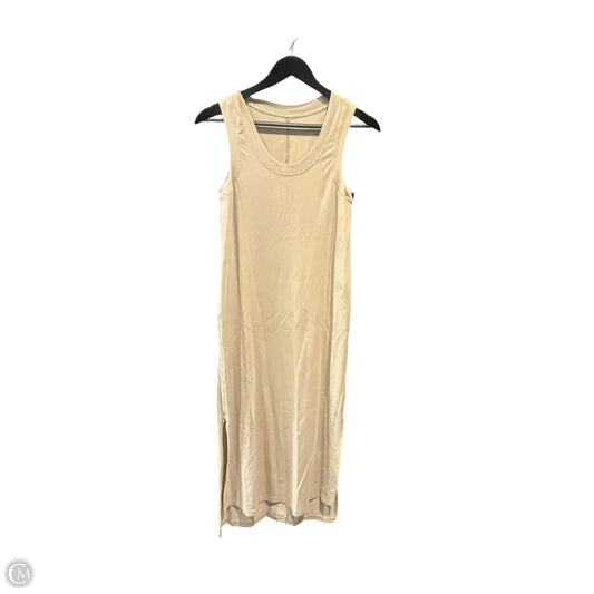Athletic Dress By Lululemon In Tan, Size: M