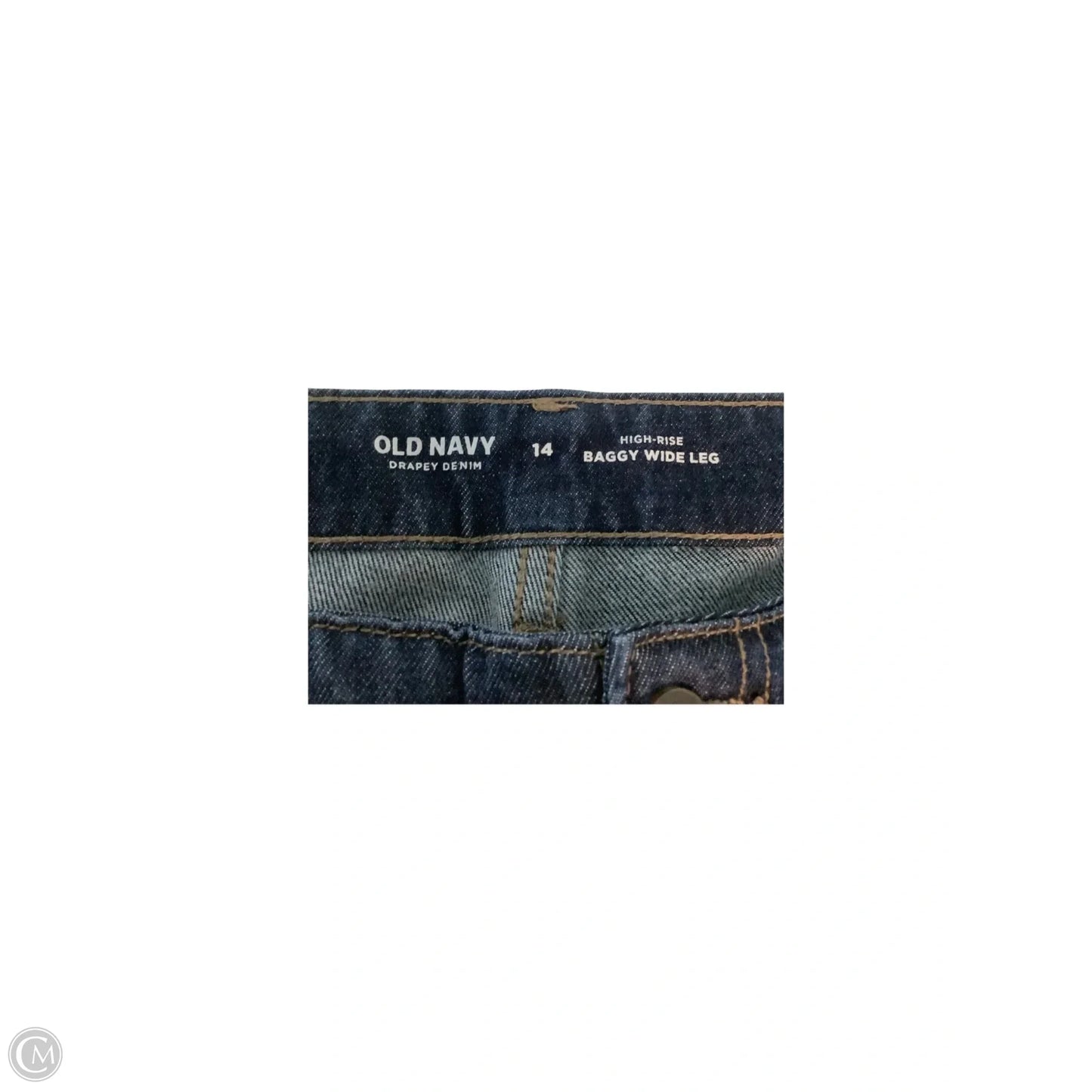 Jeans Wide Leg By Old Navy In Blue, Size: 14