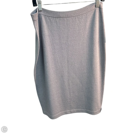 Skirt Luxury Designer By St John Collection In Grey, Size: 8