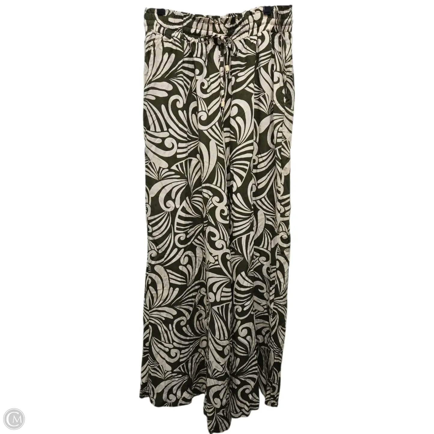 Pants Wide Leg By NEWM In Green, Size: L