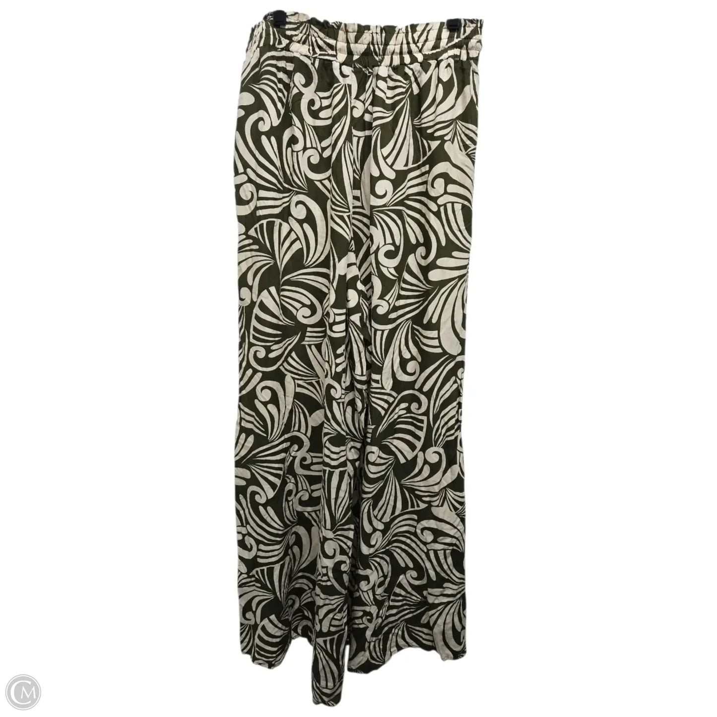 Pants Wide Leg By NEWM In Green, Size: L