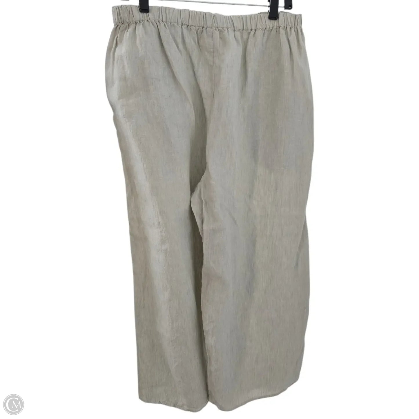 Pants Linen By Flax In Striped Pattern, Size: L