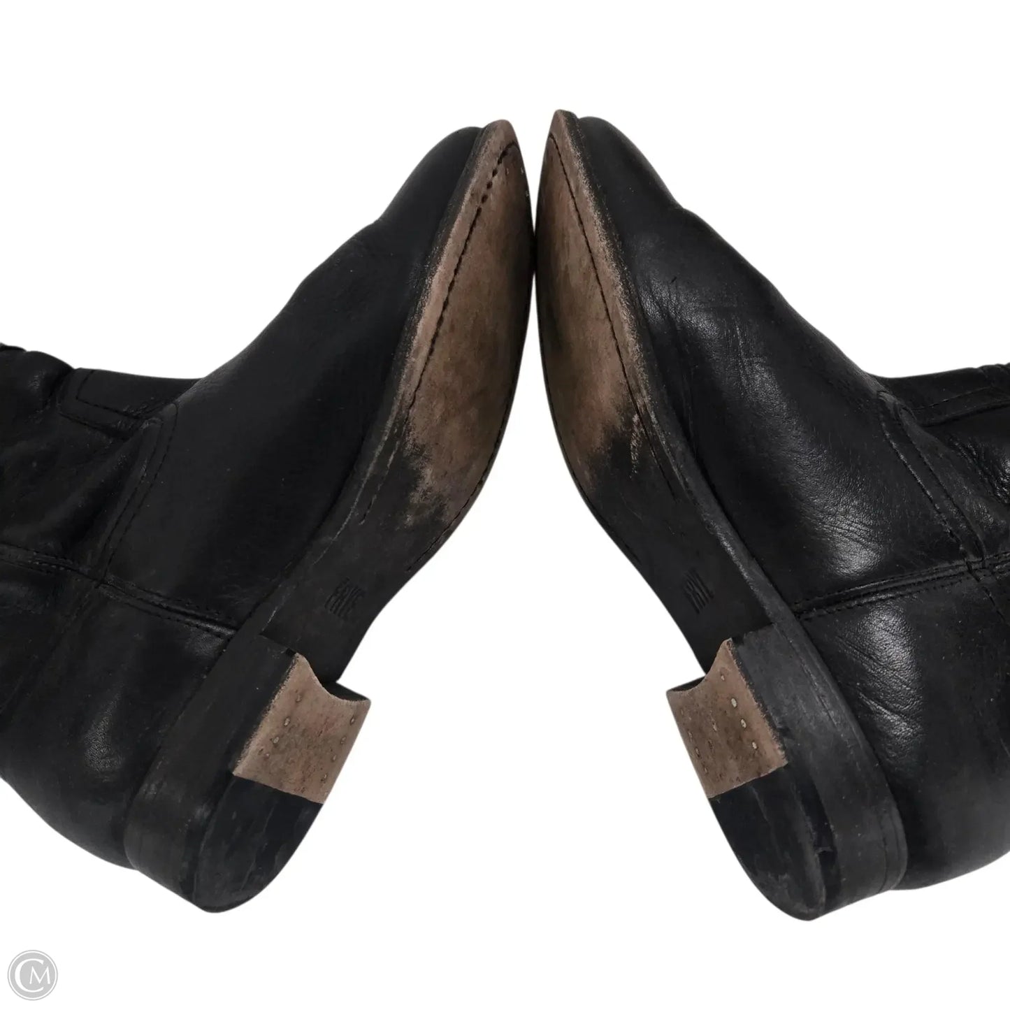 Boots Designer By Frye In Black, Size: 9
