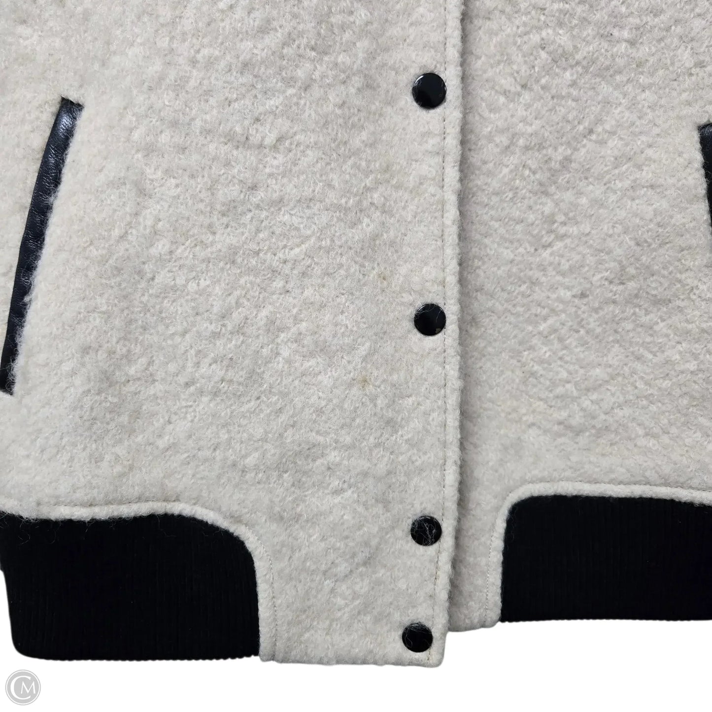 Jacket Other By Clothes Mentor In Black & Cream, Size: Xl