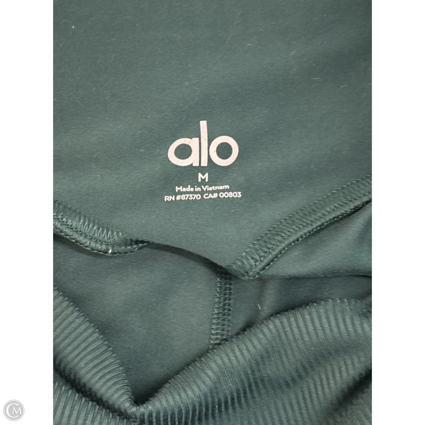 Athletic Leggings By Alo In Green, Size: M