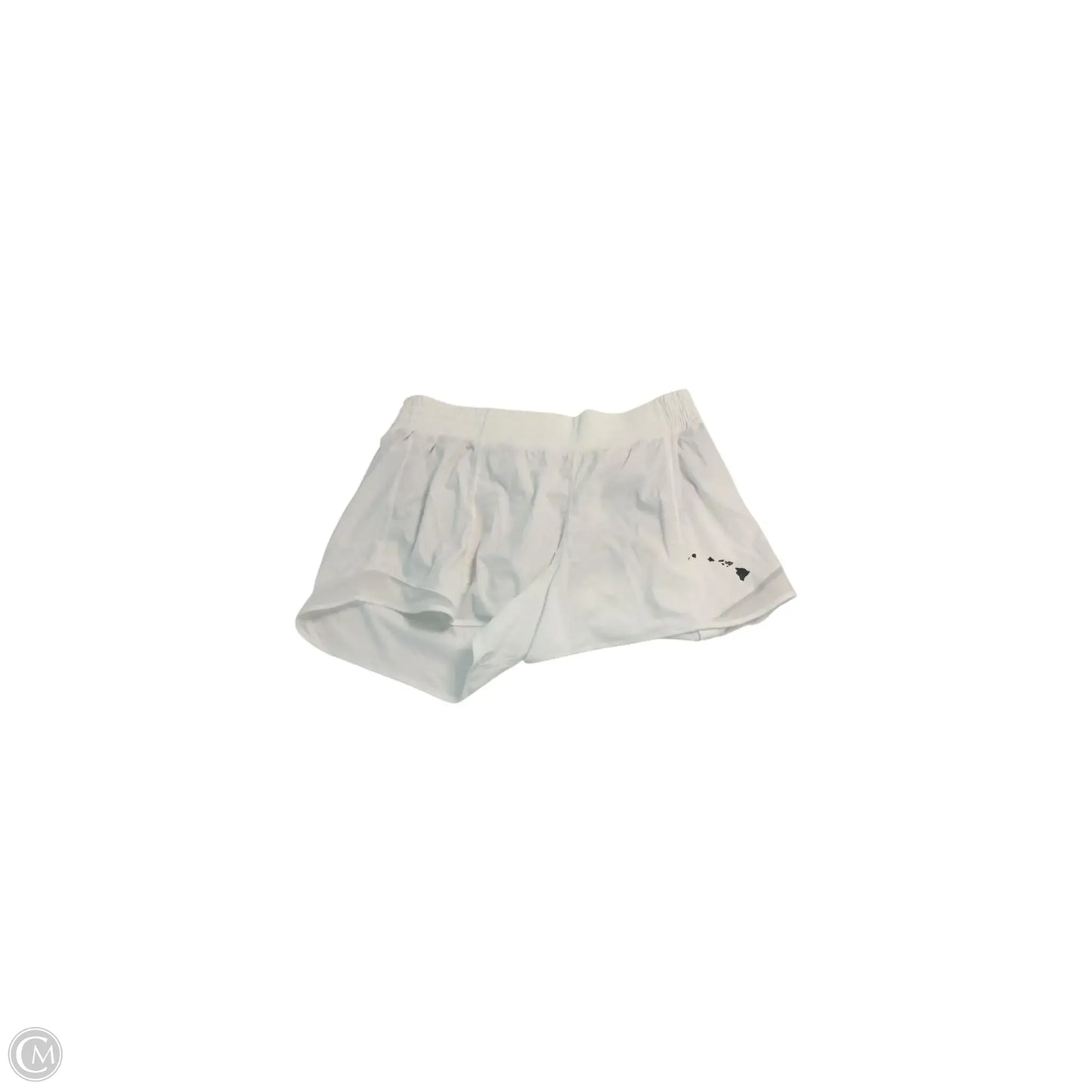 Athletic Shorts By Lululemon In White, Size: 14