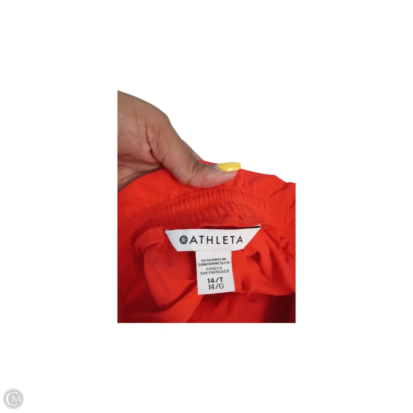 Athletic Pants By Athleta In Orange, Size: 14l