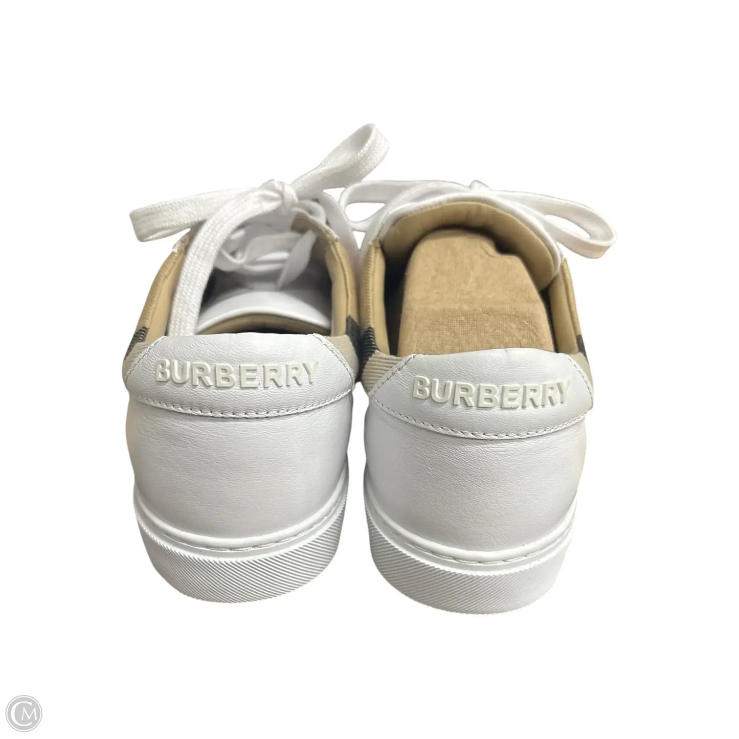 Shoes Luxury Designer By Burberry In Plaid Pattern