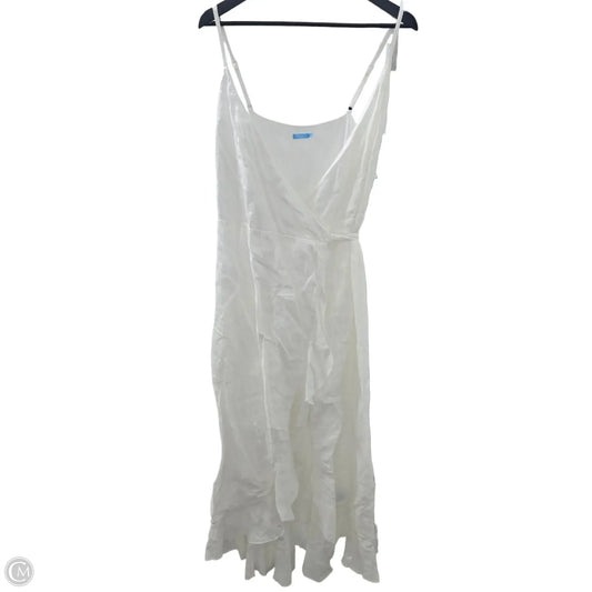 Dress Casual Midi By J Mclaughlin In White, Size: L