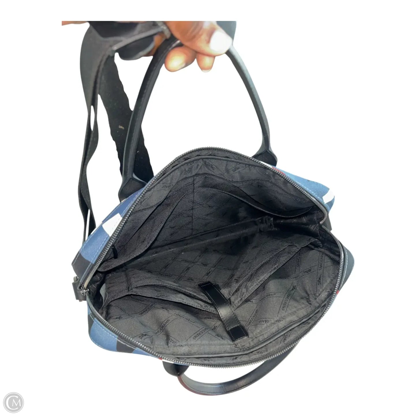 Laptop Bag Designer By Longchamp, Size: Large