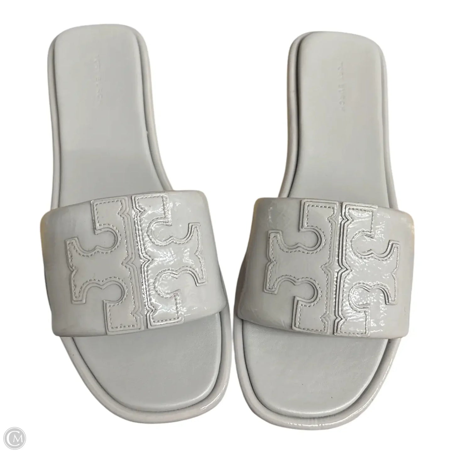 Sandals Designer By Tory Burch In Grey, Size: 10
