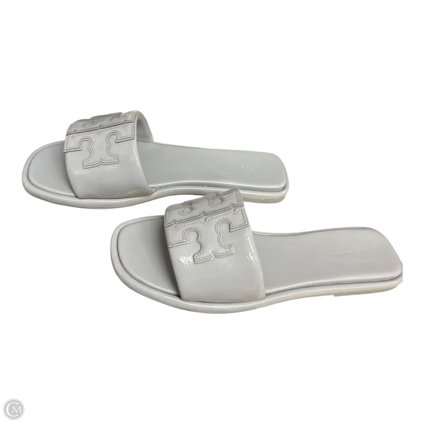 Sandals Designer By Tory Burch In Grey, Size: 10
