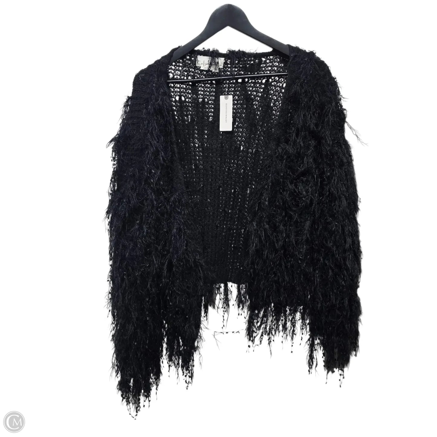 Sweater Cardigan By Anthropologie In Black, Size: Osfm