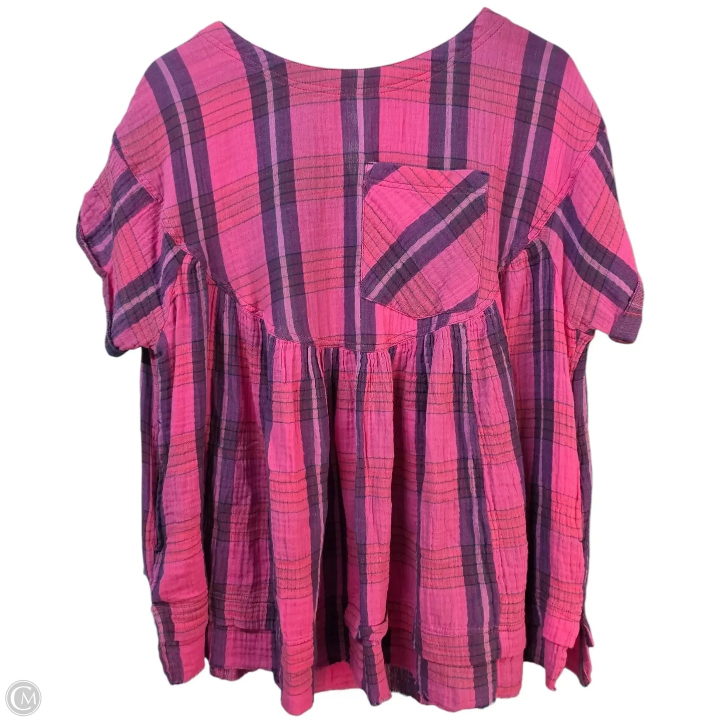 Tunic Short Sleeve By We The Free In Pink, Size: Xs