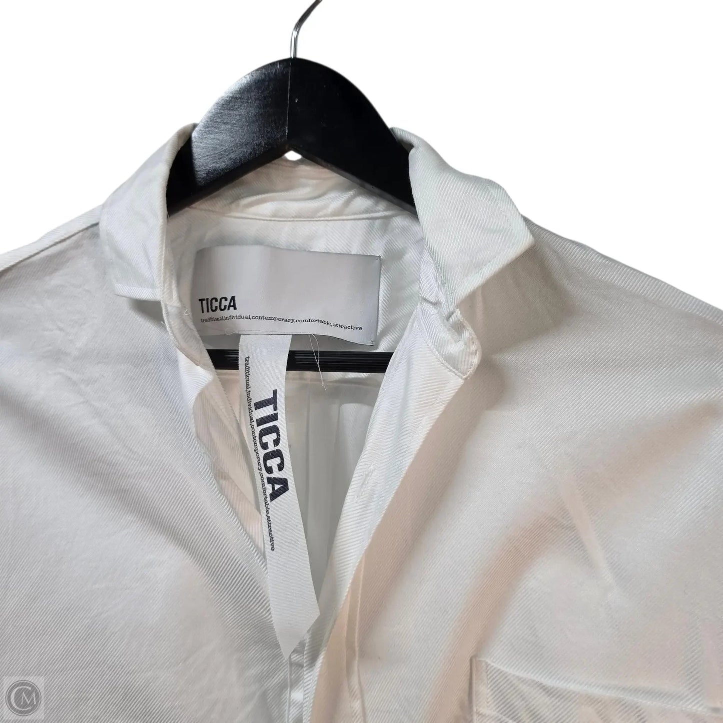 Dress Casual Midi By Clothes Mentor In White, Size: M