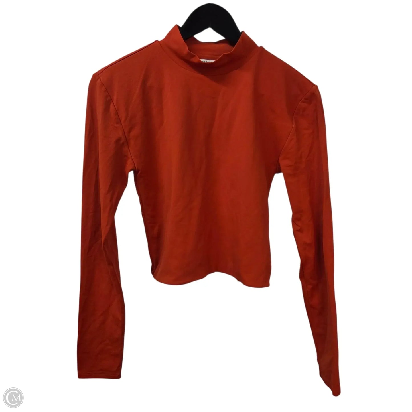 Top Long Sleeve Basic By Babaton In Orange, Size: L