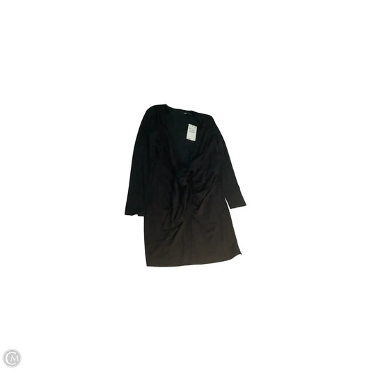Dress Casual Midi By Zara In Black, Size: Xl