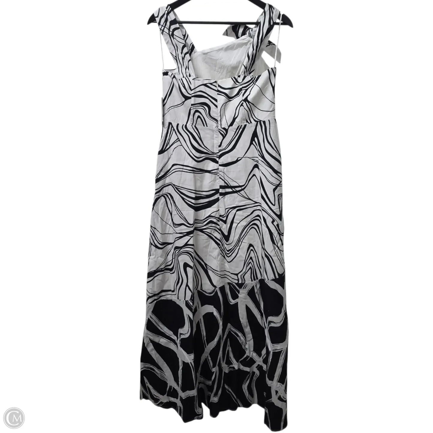Dress Casual Maxi By Clothes Mentor In Black & White, Size: S