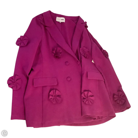 Blazer By Fashion Nova In Purple, Size: 2x