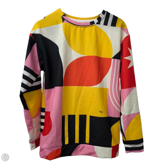 Top Long Sleeve Basic By Looney Legs In Multi-colored, Size: S