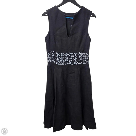 Dress Casual Midi By Clothes Mentor In Black, Size: L
