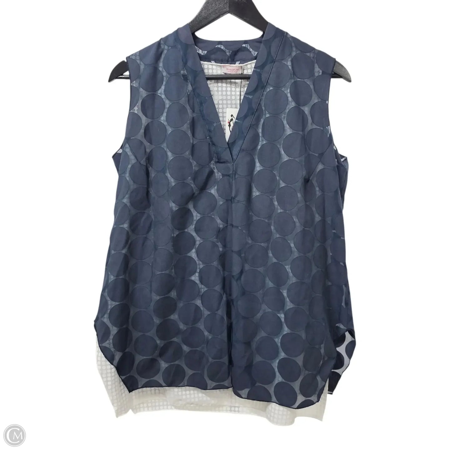 Top Sleeveless Basic By Clothes Mentor In Blue, Size: L