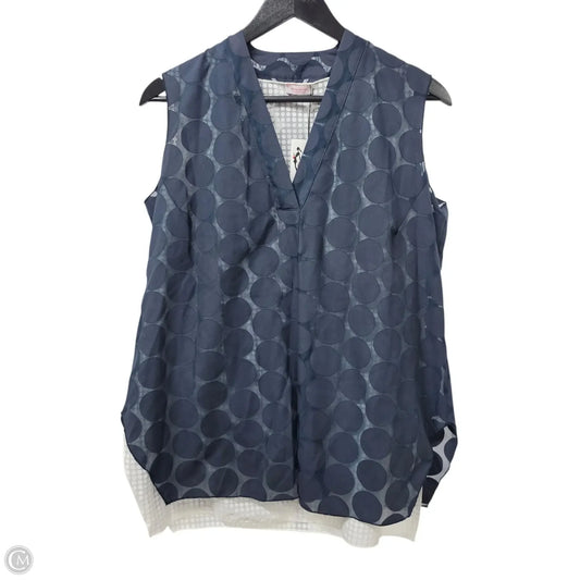 Top Sleeveless Basic By Clothes Mentor In Blue, Size: L