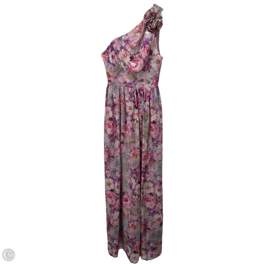 Dress Party Long By Clothes Mentor In Floral Print, Size: 8