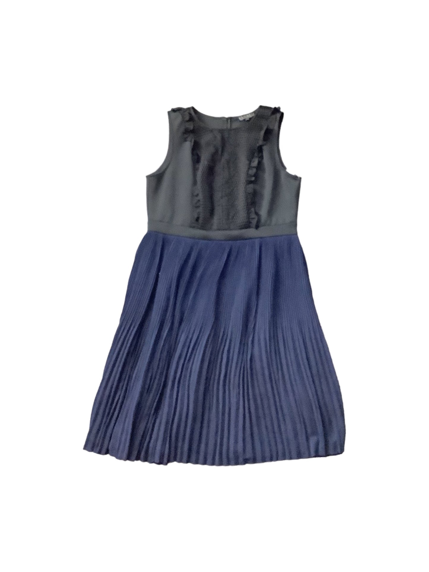 Black & Blue Dress Casual Midi Eloquii, Size 14