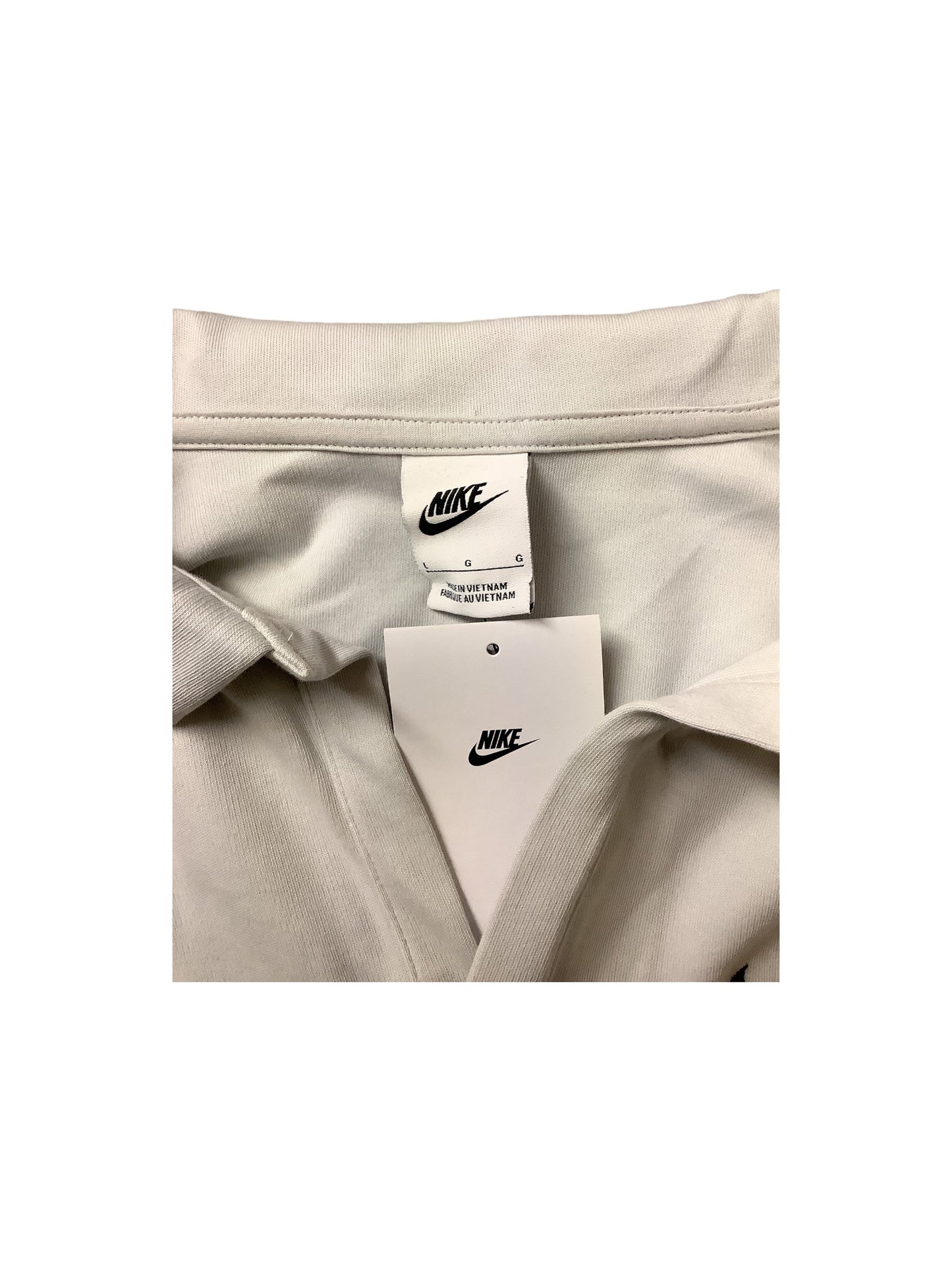Grey Top Short Sleeve Basic Nike Apparel, Size L