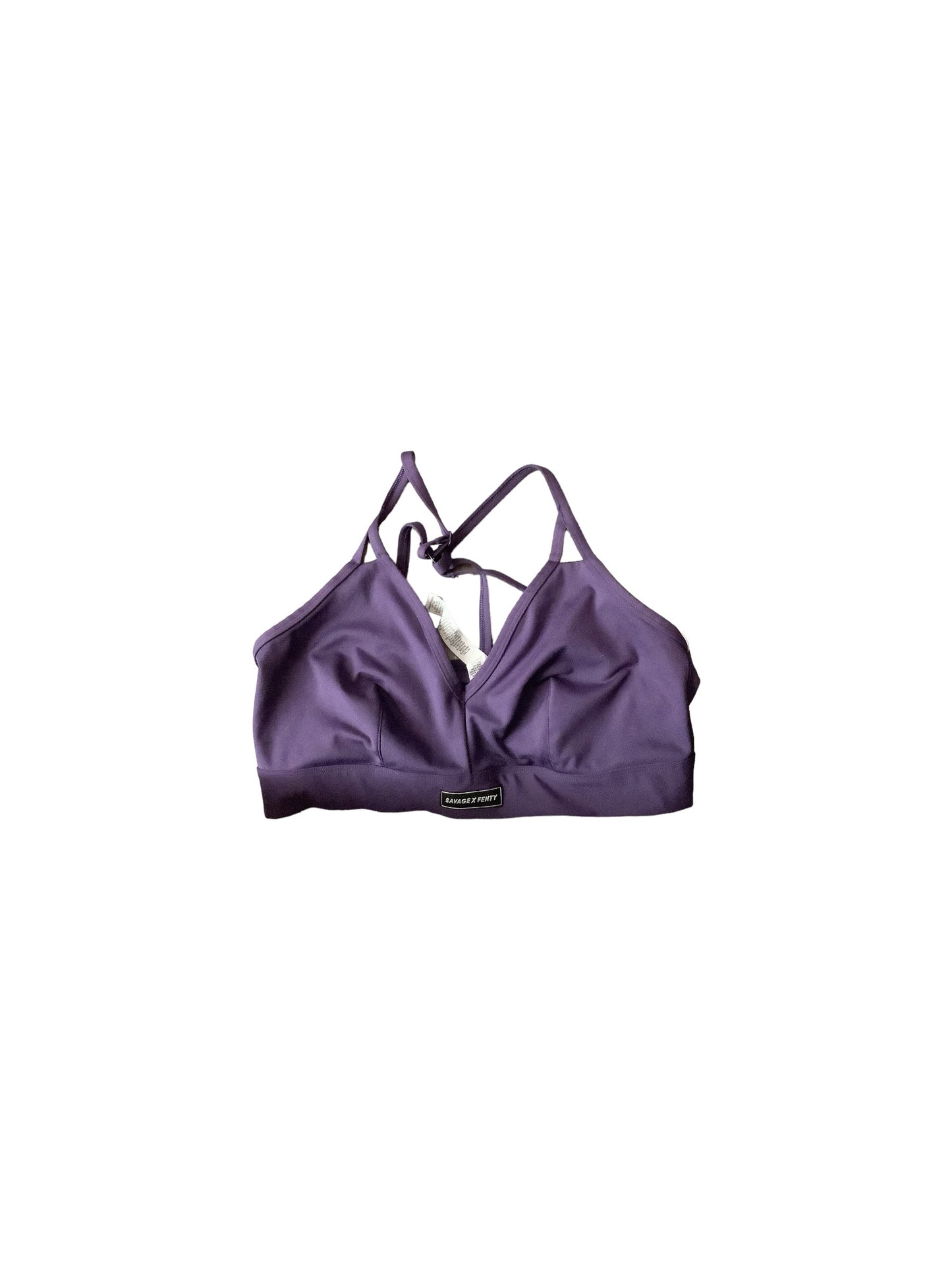 Athletic Bra By Clothes Mentor In Purple, Size: 1x