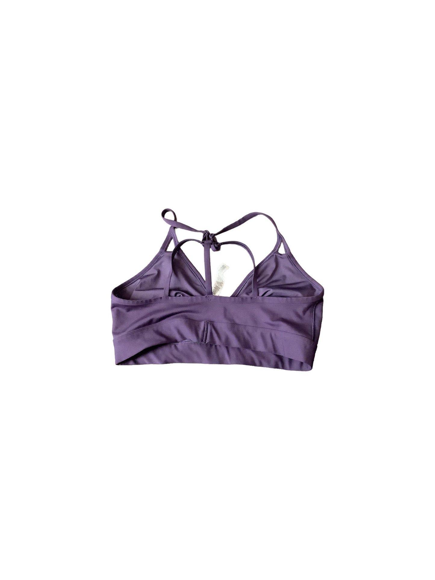 Athletic Bra By Clothes Mentor In Purple, Size: 1x