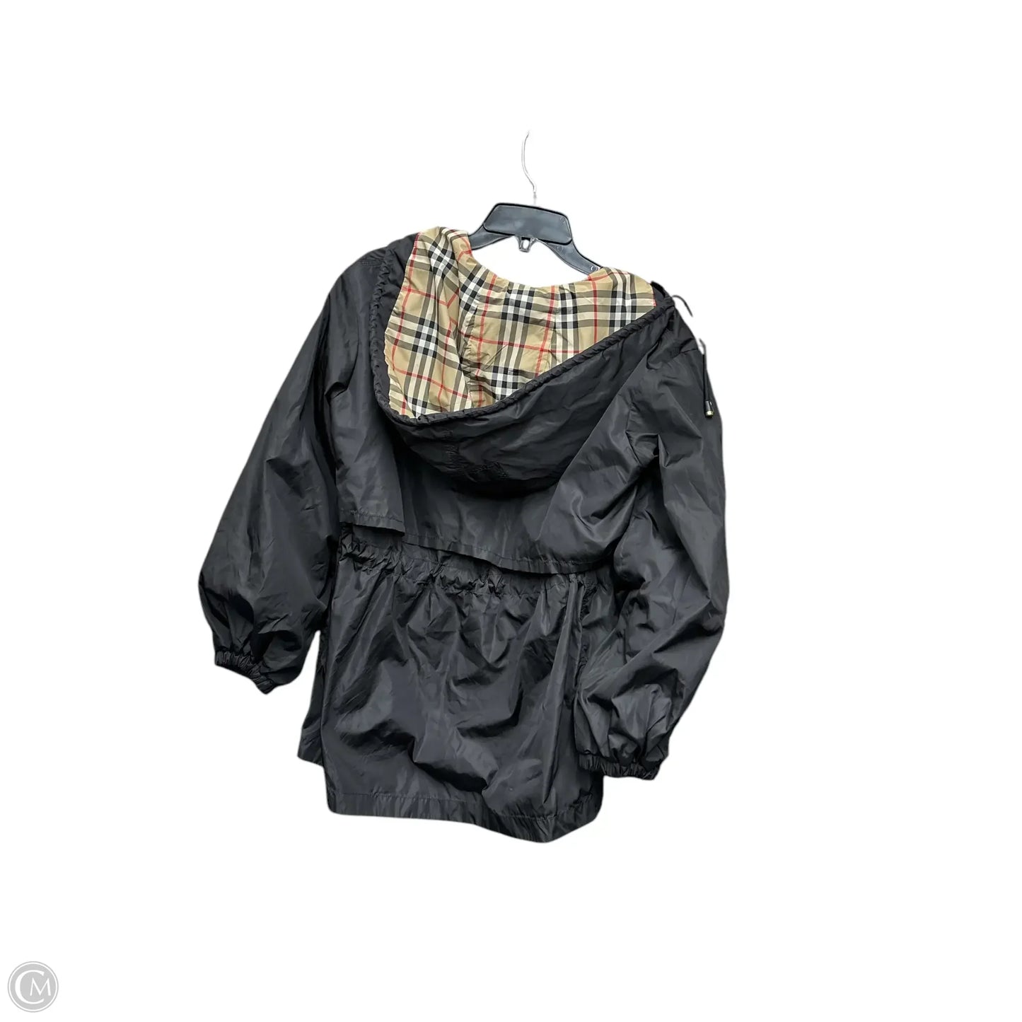 Jacket Luxury Designer By Burberry In Black, Size: 2