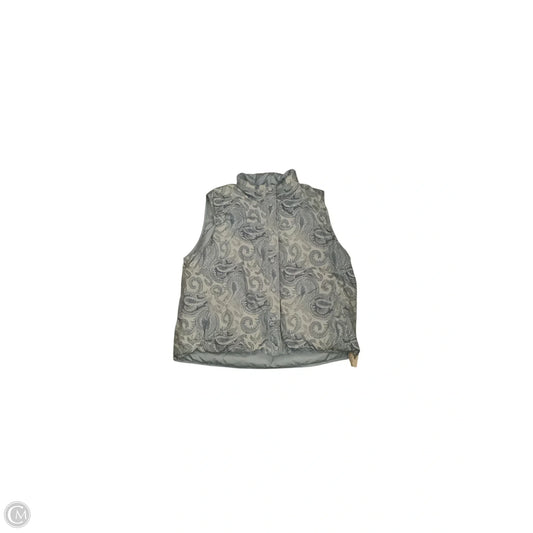 Vest Puffer & Quilted By Lands End In Blue, Size: L