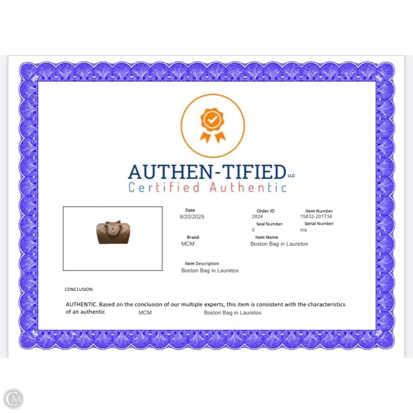 Handbag Luxury Designer By Mcm, Size: Medium