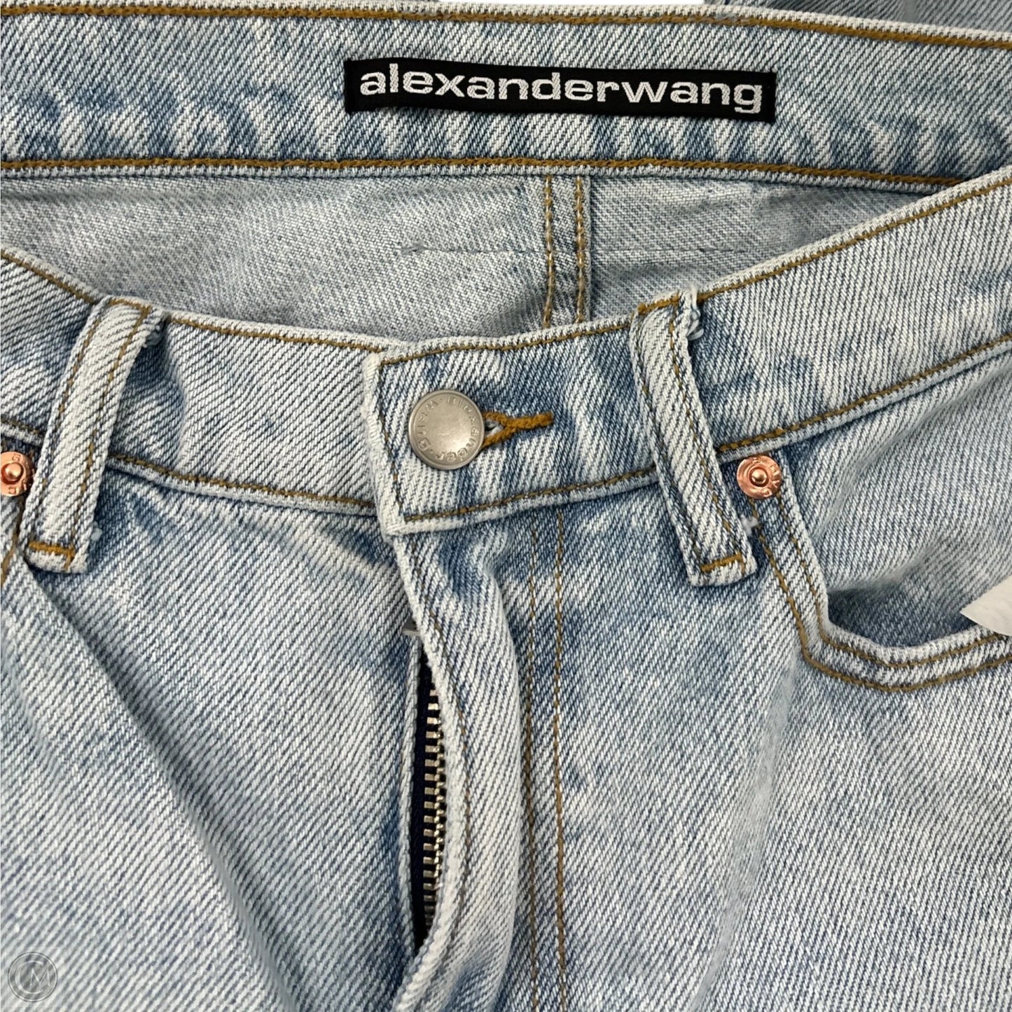Jeans Luxury Designer By Alexander Wang In Blue, Size: 2