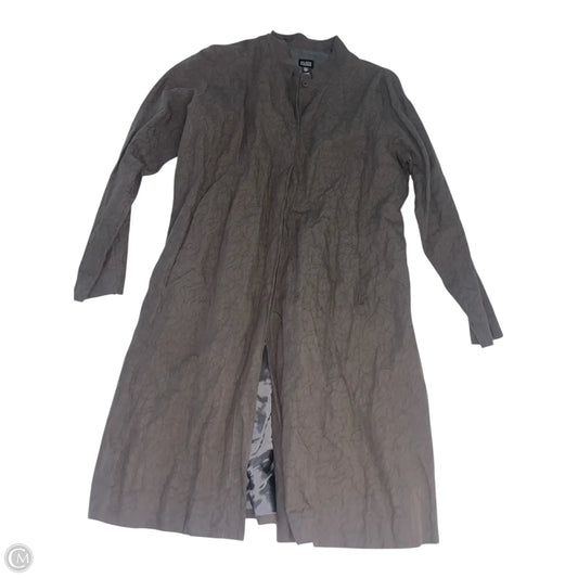 Jacket Other By Eileen Fisher In Brown, Size: L