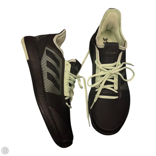Shoes Athletic By Adidas In Black & Green, Size: 8.5