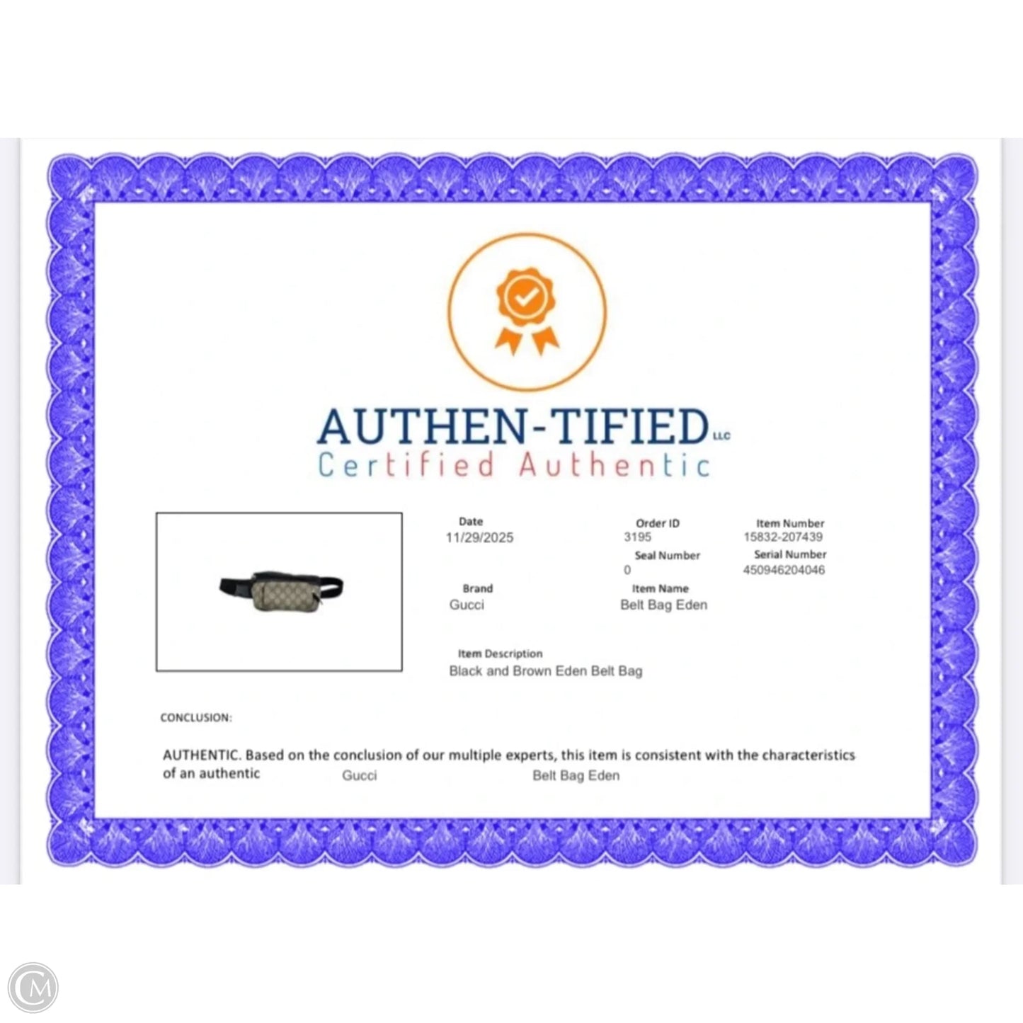 Belt Bag Luxury Designer By Gucci, Size: Small