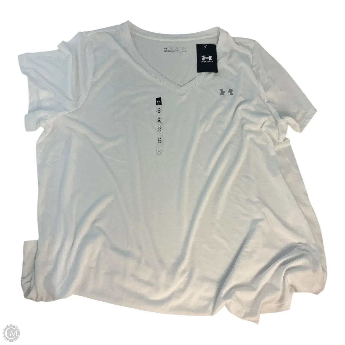 Top Short Sleeve Basic By Under Armour In White, Size: 3x