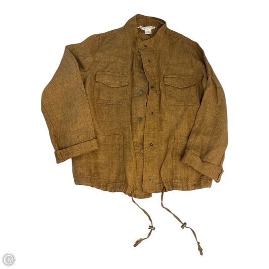 Jacket Denim By C And C In Brown, Size: S
