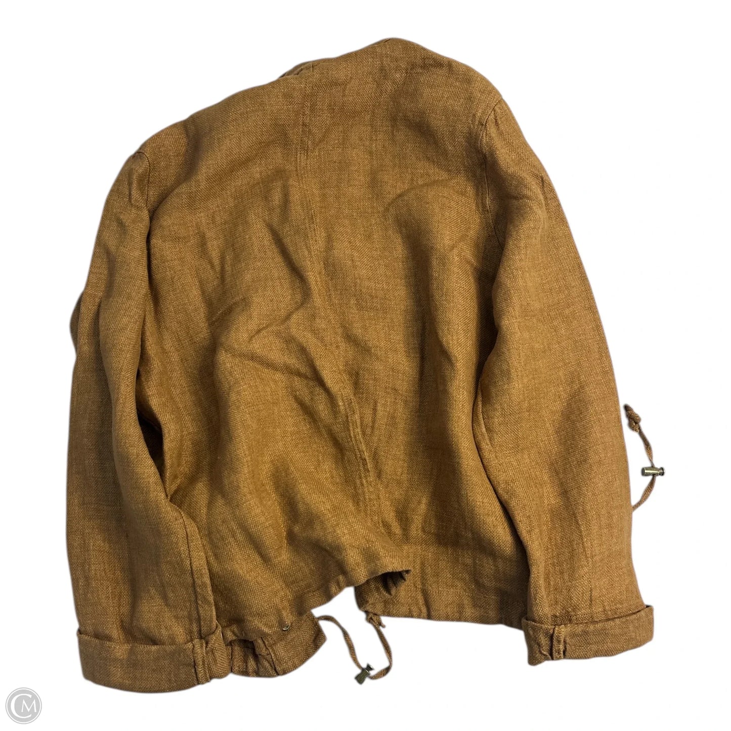 Jacket Denim By C And C In Brown, Size: S