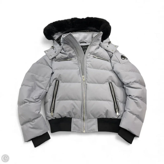 Coat Puffer & Quilted By Cma In Grey, Size: M