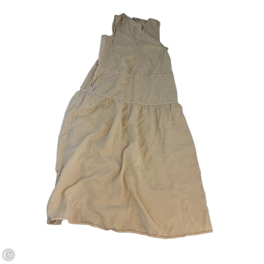 Dress Casual Maxi By Everlane In Cream, Size: M