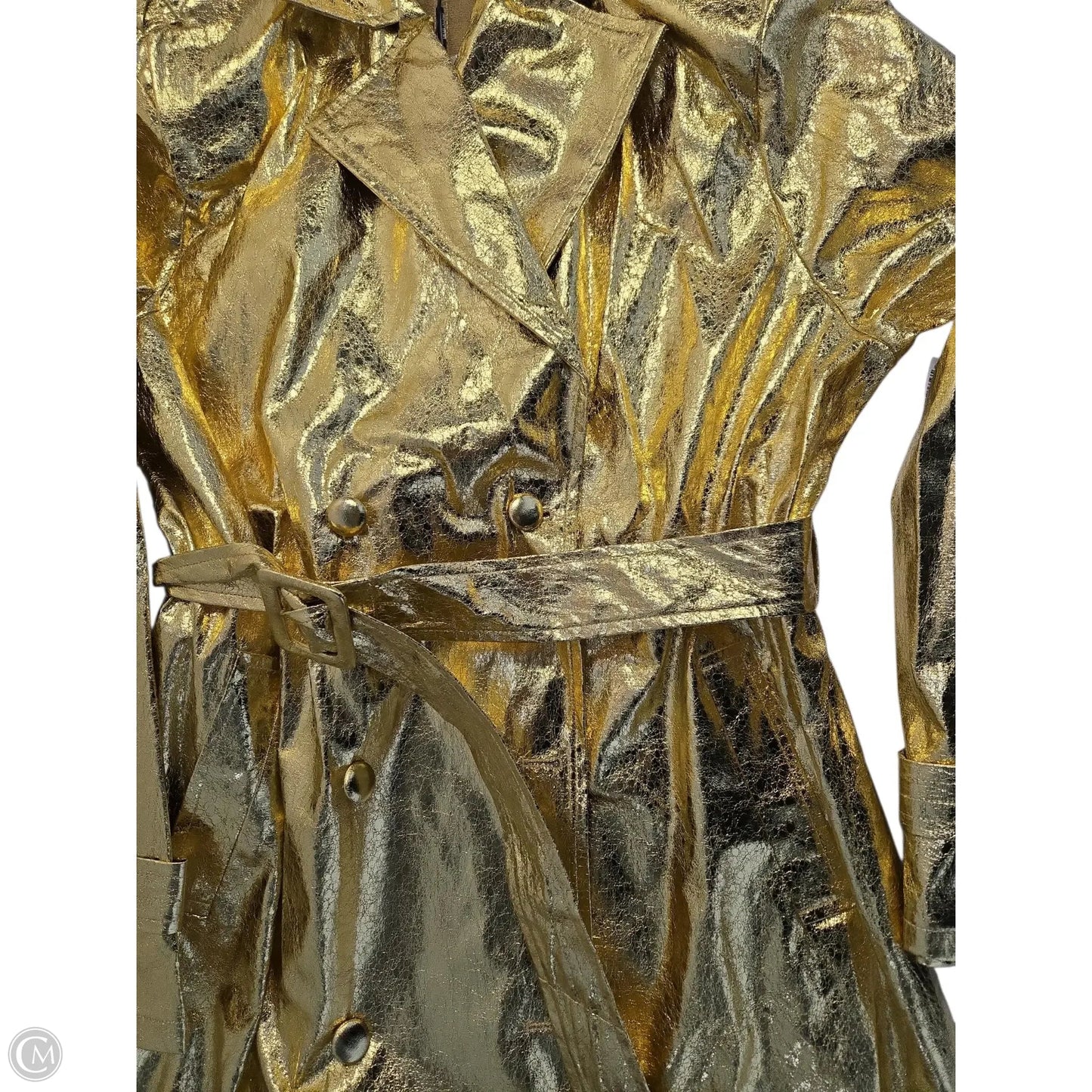 Jacket Other By Fashion Nova In Gold, Size: L