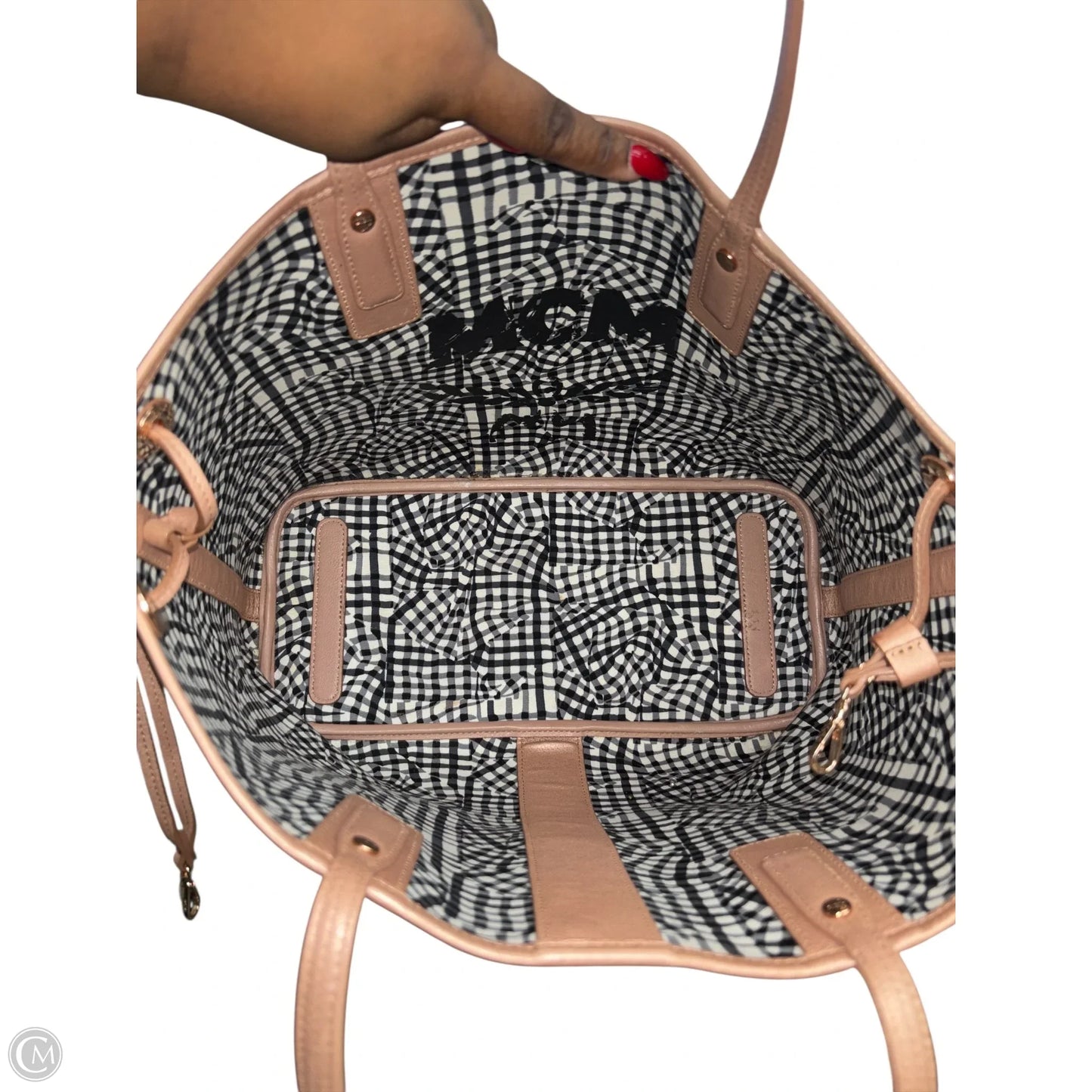 Handbag Luxury Designer By Mcm, Size: Large