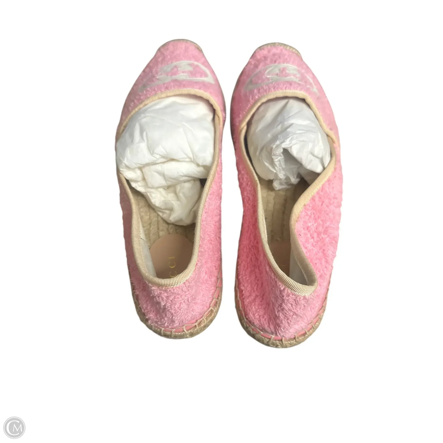 Shoes Luxury Designer By Gucci In Pink, Size: 10